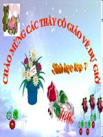 TIET 24 THUC HANH : MO VA QUAN SAT TOM SONG