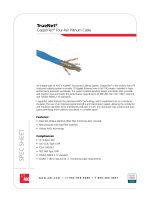 CopperTen® Four-Pair Plenum Cable