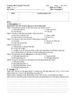 Kiểm tra 15 phút (HKI)