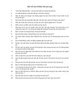 Một số câu hỏi phỏng vấn