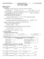 ĐỀ CƯƠNG ÔN THI KI I 8