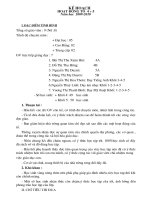 Kế hoạch tháng tổ CM