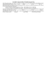 Vấn đề 5: Đại cương về kim loại (2 câu)