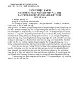 Giới tjiệu sách chào mừng ngày nhà giáo Việt Nam 20-11