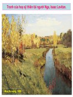 Tranh vẽ cảnh thiên nhiên nổi tiếng thế giới