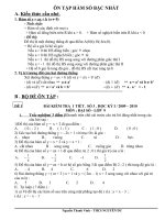 ÔN TẬP HÀM SỐ BẬC NHẤT.@