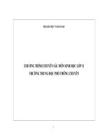 PPCT chuyen sau Sinh 11-BGD an hanh