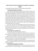 Một số lý luận cơ bản về đa dạng hoá sản phẩm  trong doanh nghiệp