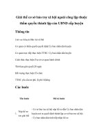 Giải thể cơ sở bảo trợ xã hội ngoài công lập thuộc thẩm quyền thành lập của UBND cấp huyện