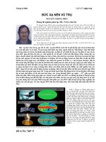 BỨC XẠ NỀN VŨ TRỤ