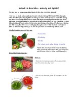 Salad vỏ dưa hấu - món lạ mà lại tốt!