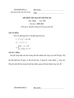 Kt chương III DS10 Cơ bản