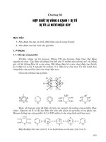 Hợp chất dị vòng 6 cạnh 1 dị tố, dị tố là nitơ hoặc oxi