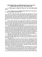 Chính thể Việt Nam Hiến pháp 1946 so sánh với chính thể một số nước trên thế giới