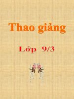 Hội giảng - Tiết 24 : Liên hệ giữa dây và KC từ tâm đến dây