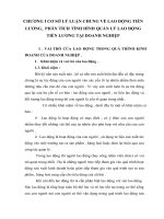 CHƯƠNG I CƠ SỞ LÝ LUẬN CHUNG VỀ LAO ĐỘNG TIỀN LƯƠNG - Copy