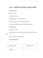 Gíao án 6 - GỒM XÂY DỰNG: GẠCH, NGÓI