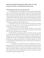 MỘT SỐ GIẢI PHÁP NHẰM HOÀN THIỆN CÔNG TÁC TRẢ LƯƠNG TẠI CÔNG TY TNHH NƯỚC SẠCH HÀ NỘI