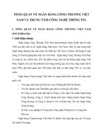 TỔNG QUAN VỀ NGÂN HÀNG CÔNG THƯƠNG VIỆT NAM VÀ TRUNG TÂM CÔNG NGHỆ THÔNG TIN