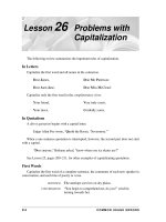 Grammar And Usage For Better Writing - Problems with Capitalization