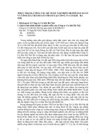 THỰC TRẠNG CÔNG TÁC KẾ TOÁN TẬP HỢP CHI PHÍ SẢN XUẤT VÀ TÍNH GIÁ THÀNH SẢN PHẨM TẠI CÔNG TY CƠ KHÍ   HÀ NỘI