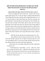 MỘT SỐ KIẾN NGHỊ NHẰM NÂNG CAO HIỆU QUẢ THẨM ĐỊNH TÍN DỤNG ĐẦU TƯ DỰ ÁN TẠI SỞ GIAO DỊCH I NHCTVN