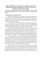 Hoàn thiện kế toán tập hợp chi phí sản xuất và tính giá thành sản phẩm tại công ty sản xuất bao bì và hàng xuất khẩu