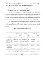 THỰC TRẠNG SỬ DỤNG VỐN CÔNG TY TNHH NHỰA DUY TÂN