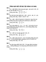 MỘT SỐ BT HÌNH 8 & 9 DÀNH CHO HSG