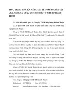 THỰC TRẠNG TỔ CHỨC CÔNG TÁC KẾ TOÁN NGUYÊN VẬT LIỆU CÔNG CỤ DỤNG CỤ TẠI CÔNG TY TNHH XD KHÁNH THUẬN