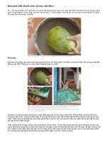 Quả xanh biến thành chín chỉ sau một đêm !