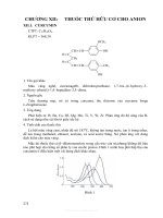 THUỐC THỬ HỮU CƠ CHO ANION