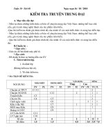 Kiểm tra văn học trung đại