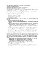 Bài tập sinh học ADN