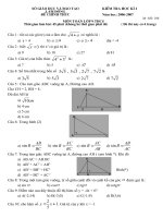lop 9 DE THI HKI TOAN 9 (06-07)