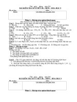 De kiem tra hoa 9 tiet 10