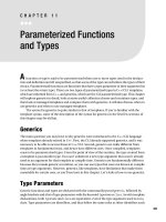 Parameterized Functions and Types