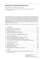 Automation of Industrial Bioprocesses