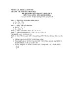 ĐỀ KT GIỮA HK I 2010 - 2011