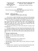 Kế hoạch tổ chức họp mặt nhà giáo 20.11