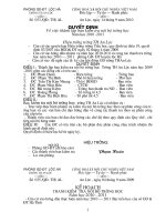 Công tác kiểm tra nội bộ trường học