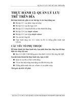 QUẢN LÝ LƯU TRỮ TRÊN ĐĨA