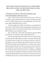 THỰC TRẠNG VỀ KẾ TOÁN TIỀN LƯƠNG VÀ CÁC KHOẢN TRÍCH THEO LƯƠNG TẠI CÔNG TY CỔ PHẦN THƯƠNG MẠI XUẤT NHẬP KHẨU NAM THĂNG LONG