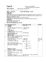 Giáo án lo­p 5 - Tuần 10,11 soạn 4 cột theo chuẩn KTKN - Hiếu