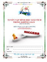 Tài liệu ôn thi đại học môn toán: Chuyên đề hình học giải tích không gian