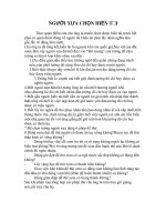 Người xưa chọn hiền tài