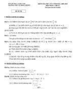 đề & đáp án ktra hk1-lop 12