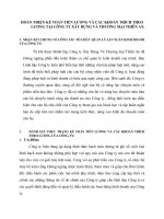 HOÀN THIỆN KẾ TOÁN TIỀN LƯƠNG VÀ CÁC KHOẢN TRÍCH THEO LƯƠNG TẠI CÔNG TY XÂY DỰNG VÀ THƯƠNG MẠI THIÊN AN