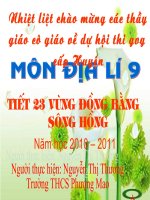 tiet 23 Dl9- vung dong bang bac bo -tiet 2-thi gvg