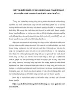 MỘT SỐ BIỆN PHÁP CƠ BẢN NHẰM NÂNG CAO HIỆU QUẢ SẢN XUẤT KINH DOANH Ở NHÀ MÁY IN DIÊN HỒNG